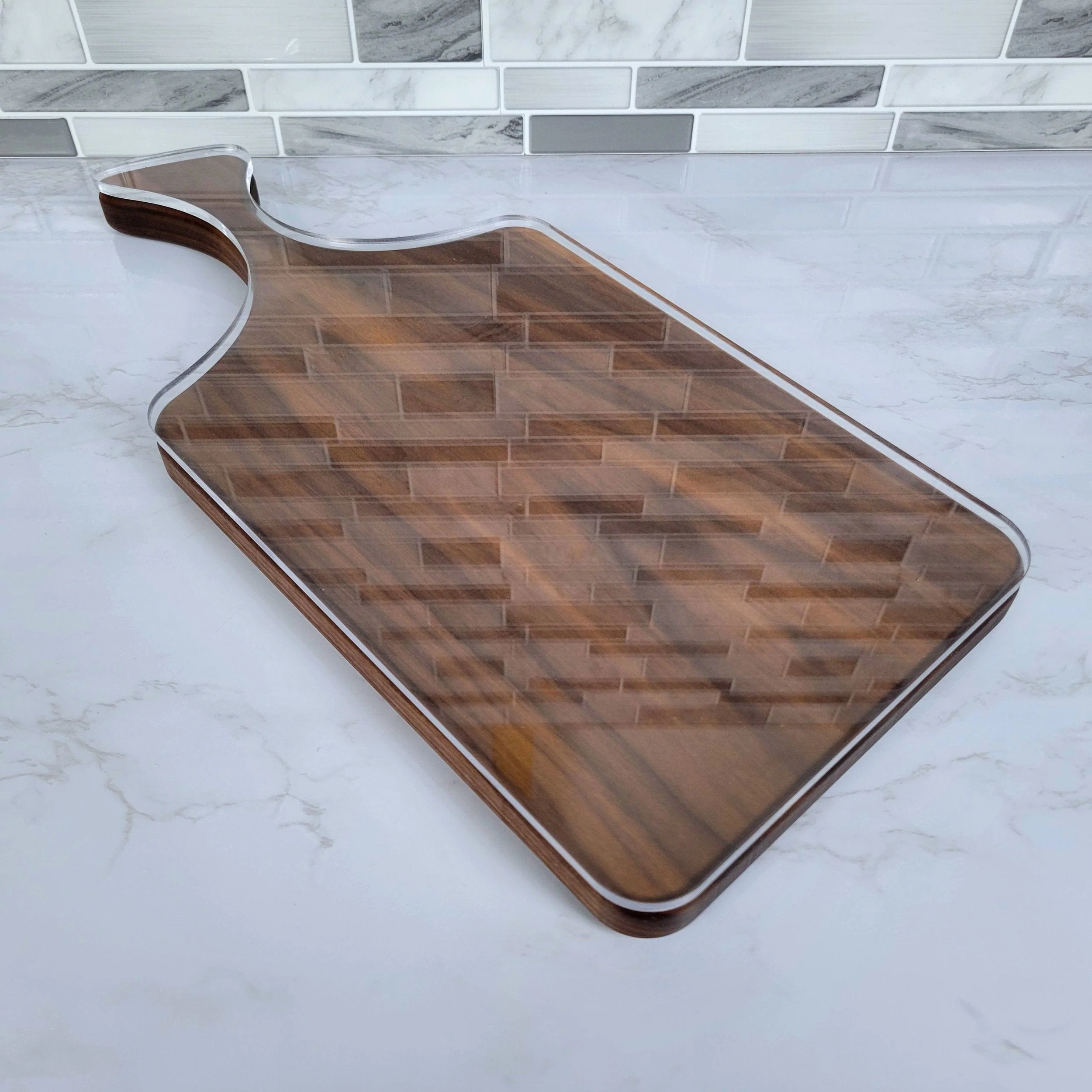 15x7 inch Skinny Modern Full Charcuterie Board Template - Image 3