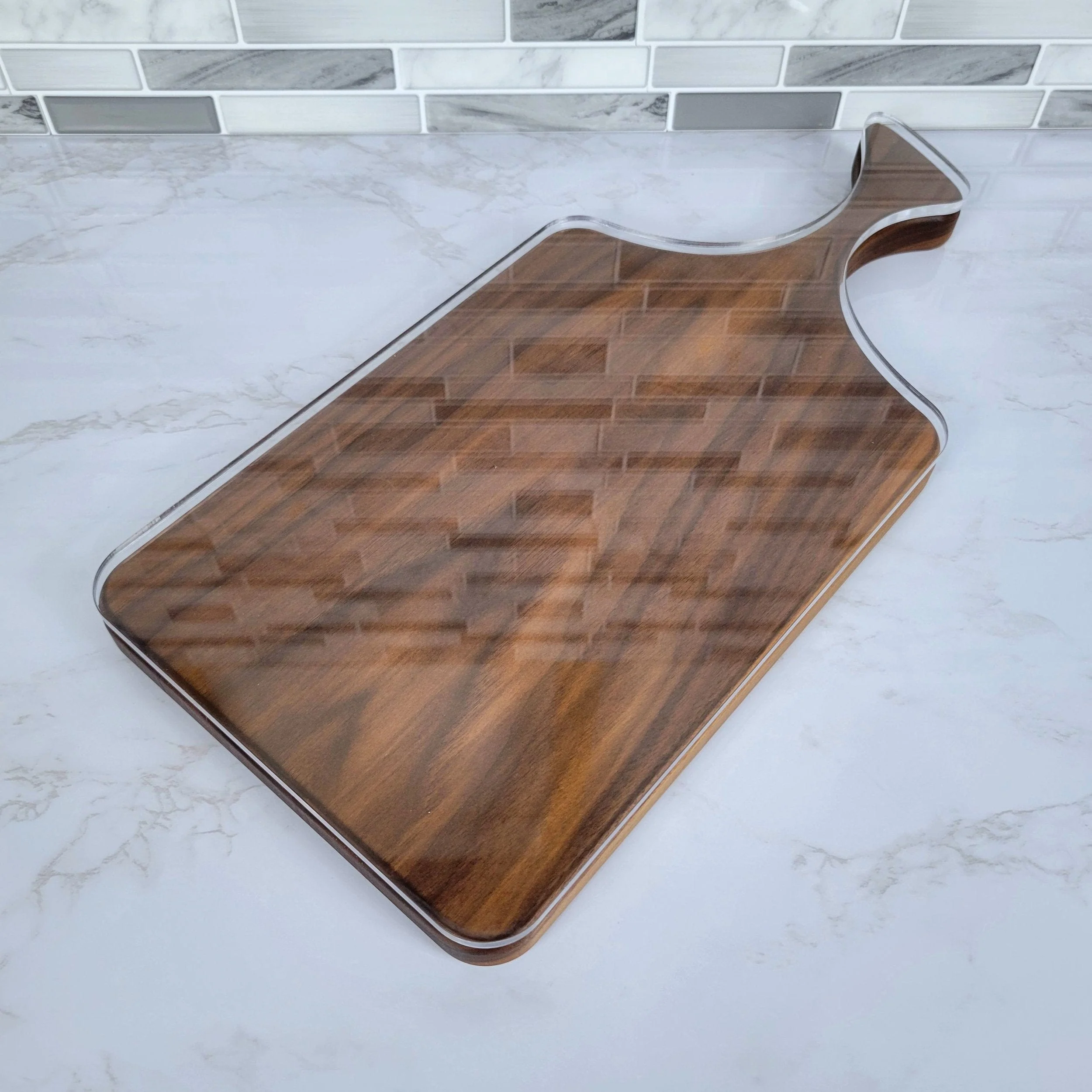 15x7 inch Skinny Modern Full Charcuterie Board Template - Image 4