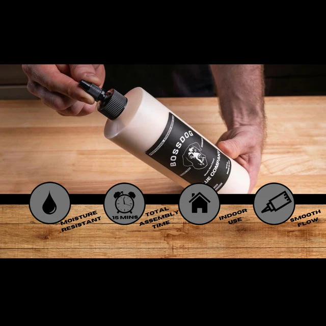 8.5 fl oz BOSSDOG Wood Glue | TAN - Image 5