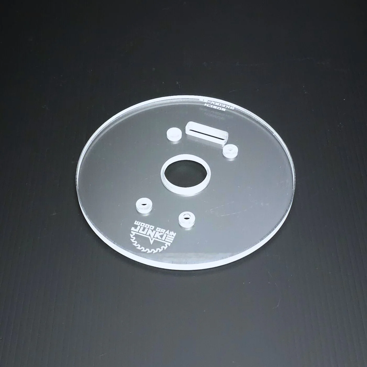 TrimFit Pro® 6 inch ROUND Router Base Plate for Bosch Colt GKF18V-25 - Image 6