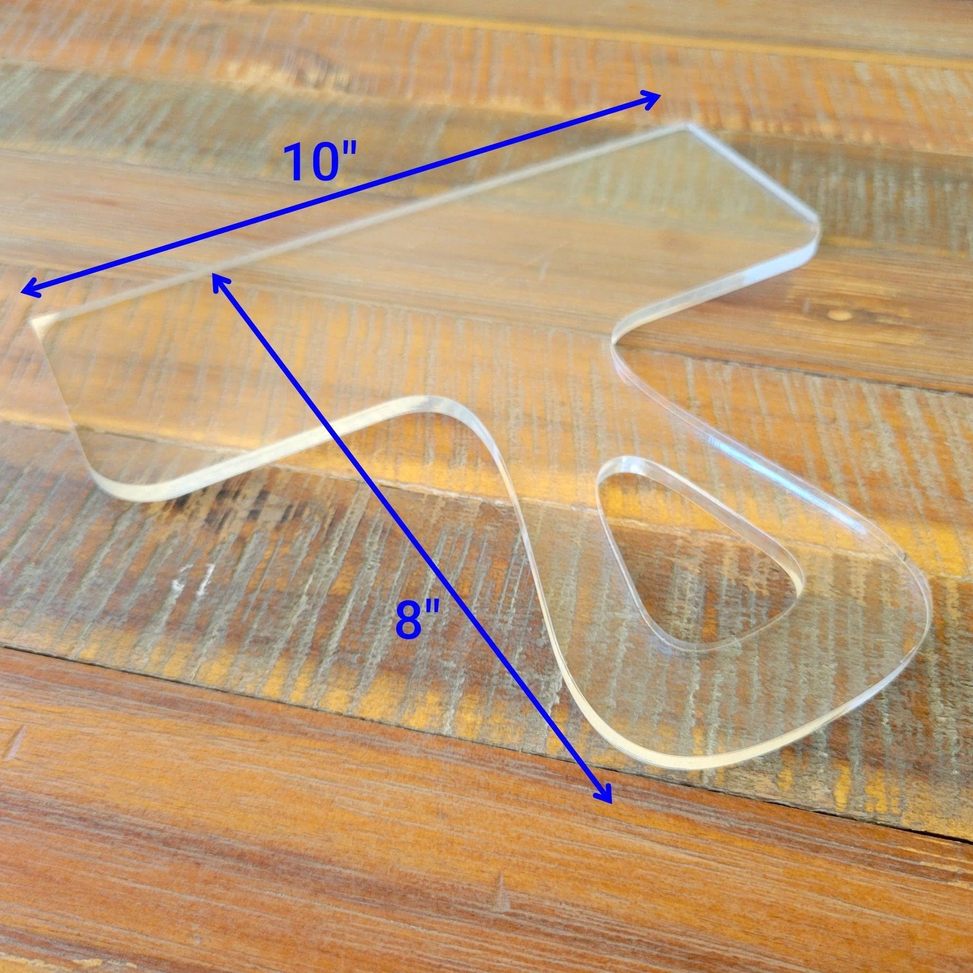 Organic Charcuterie Board Handle Acrylic Router Template - Image 6