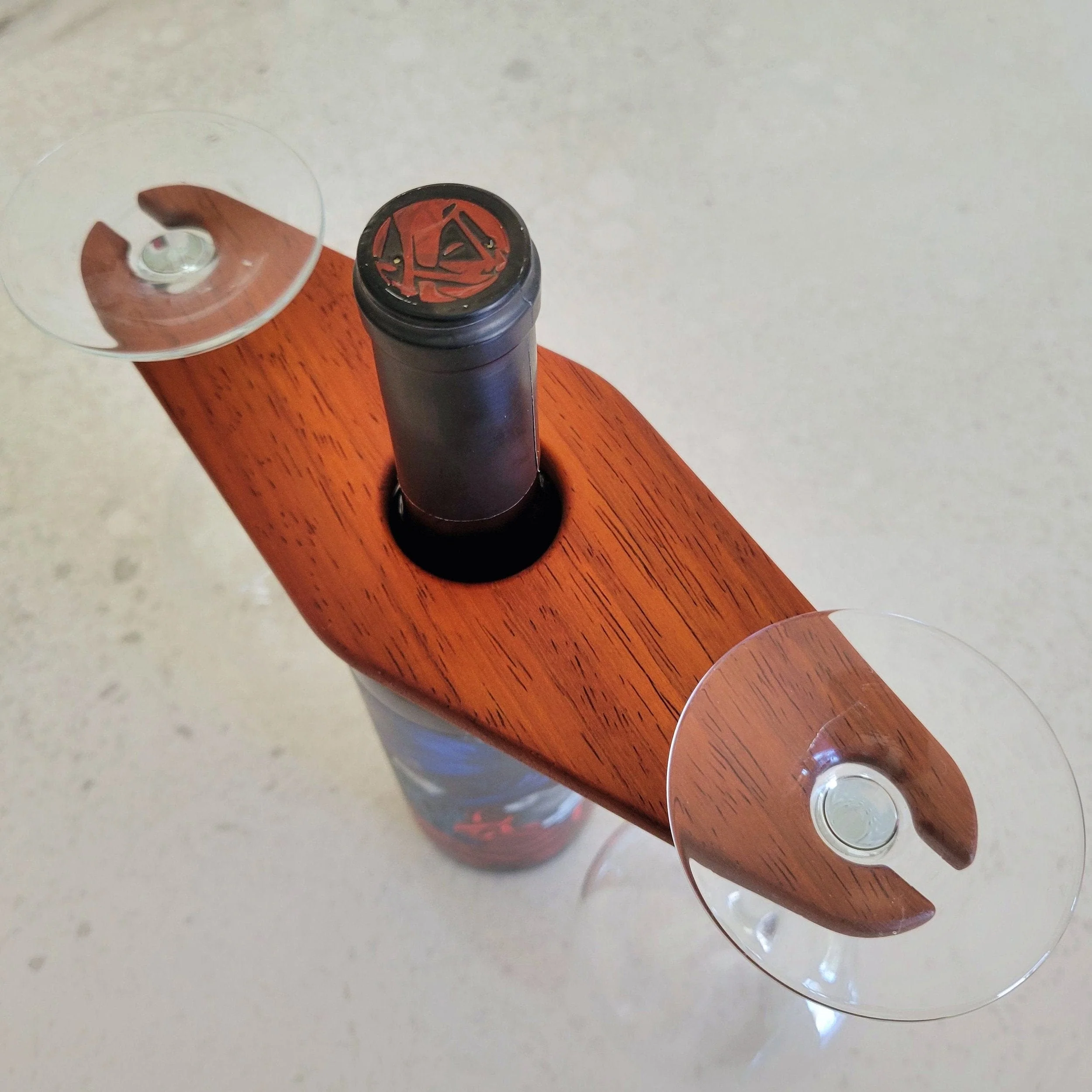 Compact Wine Caddy Acrylic Router Template - Image 10