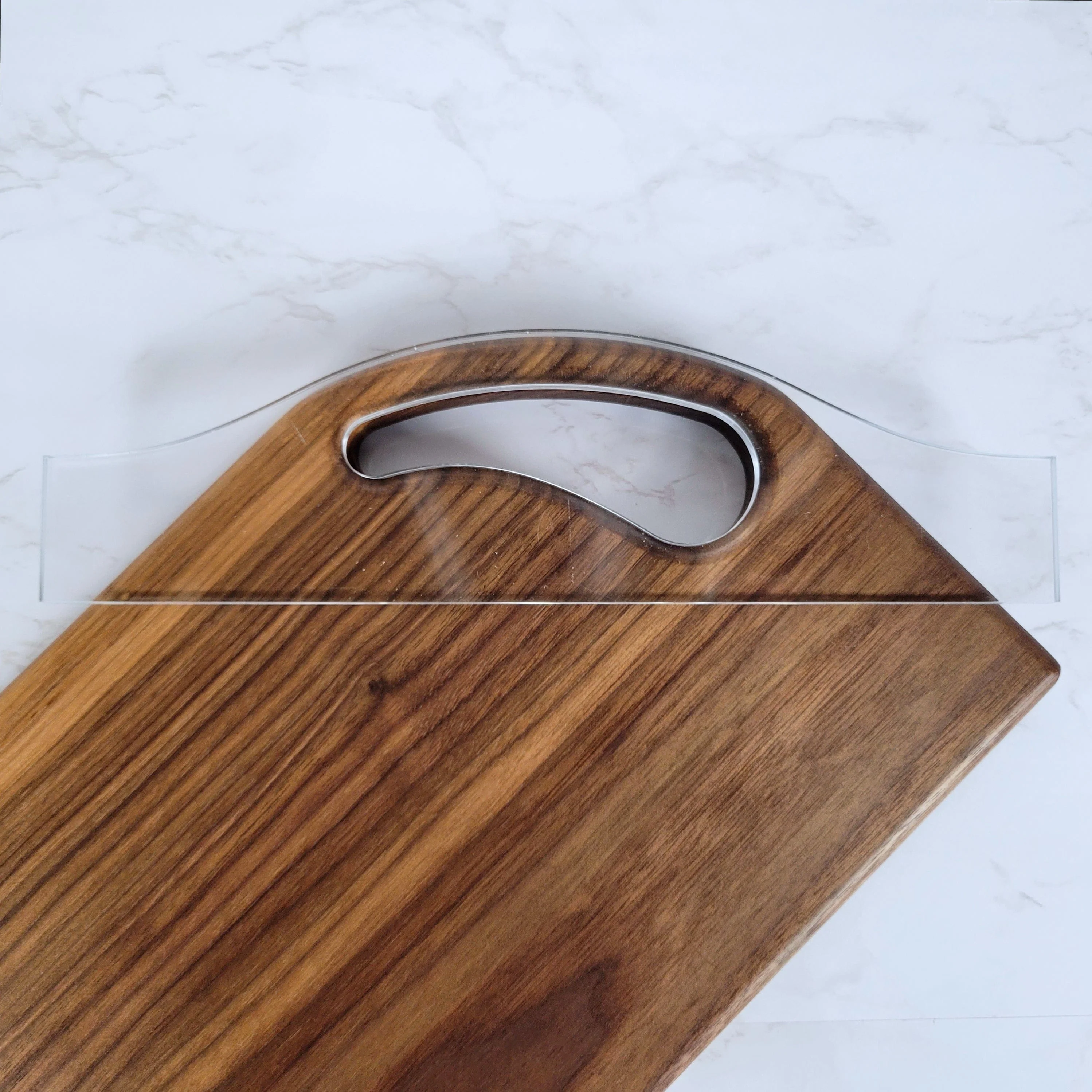 Curves Charcuterie Board Handle Acrylic Router Template