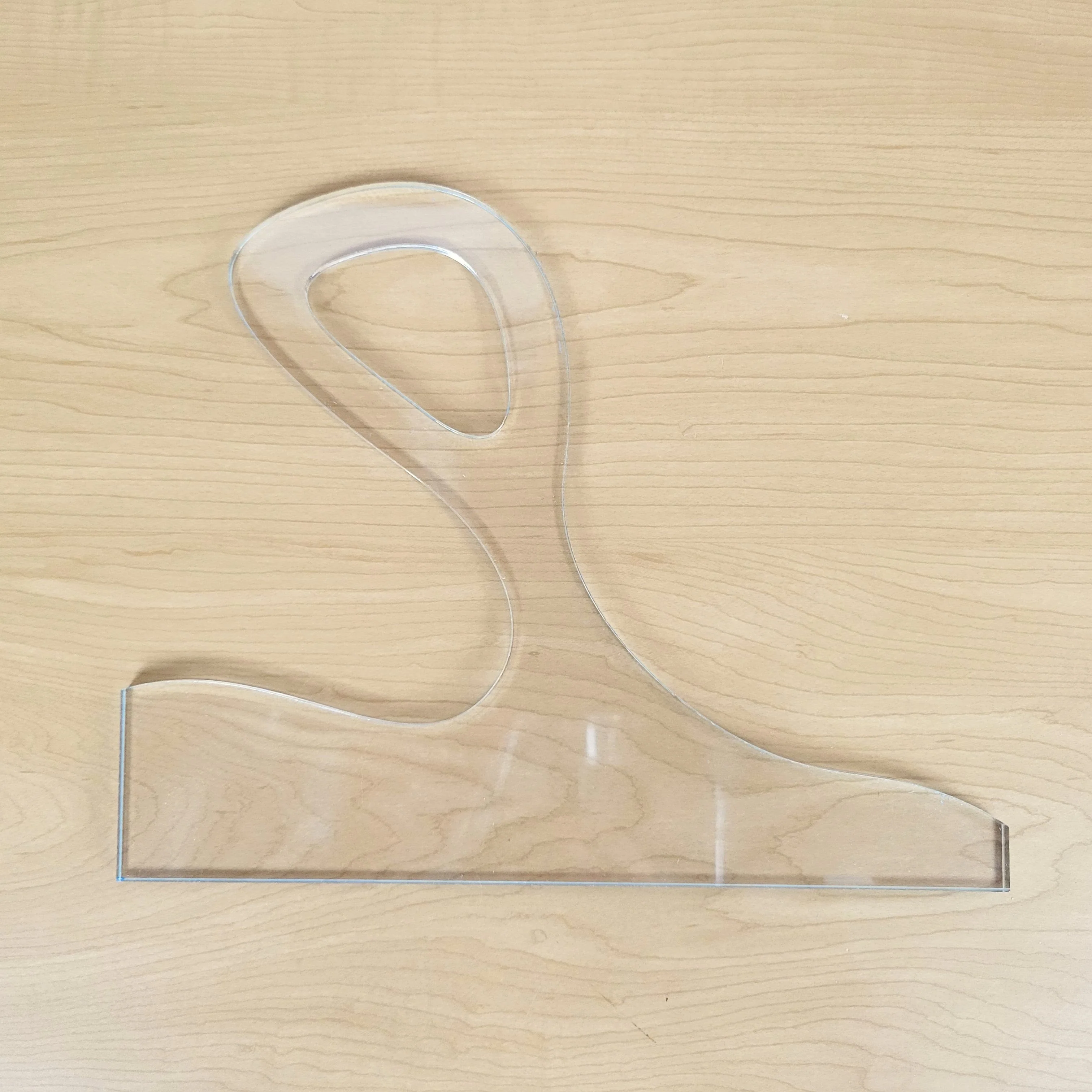 Curvy Charcuterie Board Handle Acrylic Router Template - Image 2