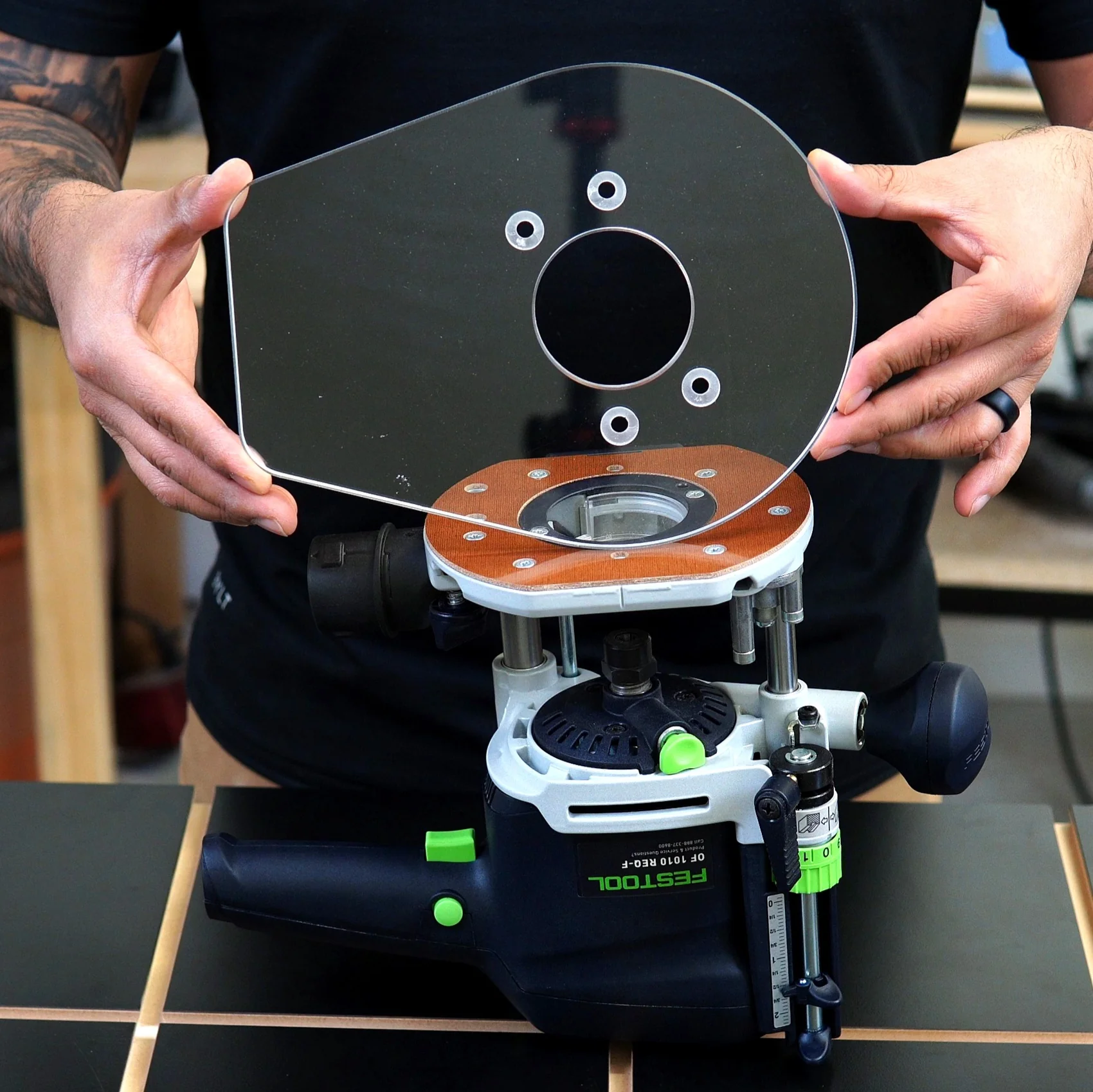 TrimFit Pro® Extend Base Plate for Festool OF 1010 REQ (REBQ) Router - Image 3