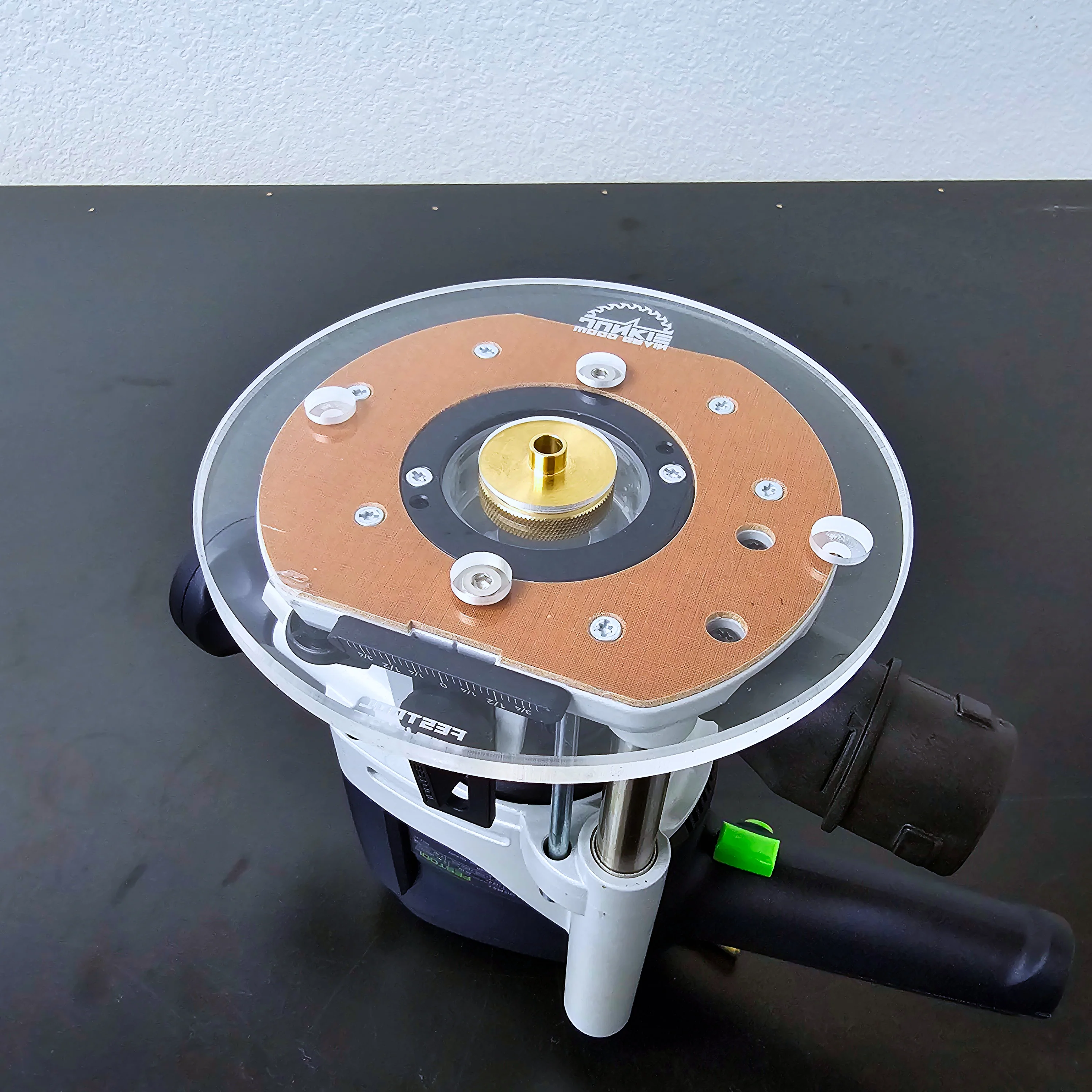 FullFit Pro™ 7in Round Base Plate - Festool OF 1010 REQ-F and 1400 EQ-F Router - Image 8