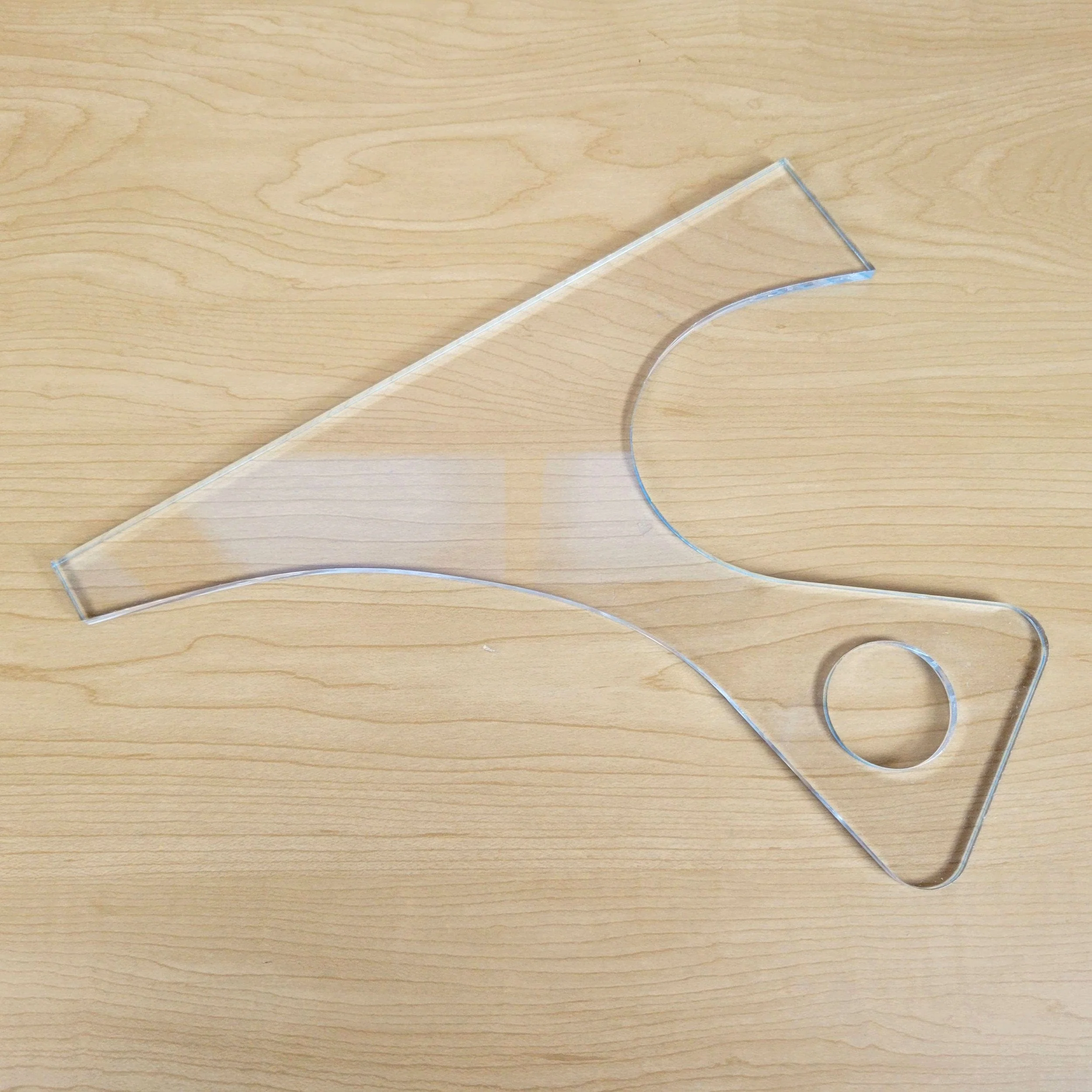 Flat Top Charcuterie Board Handle Acrylic Router Template - Image 7