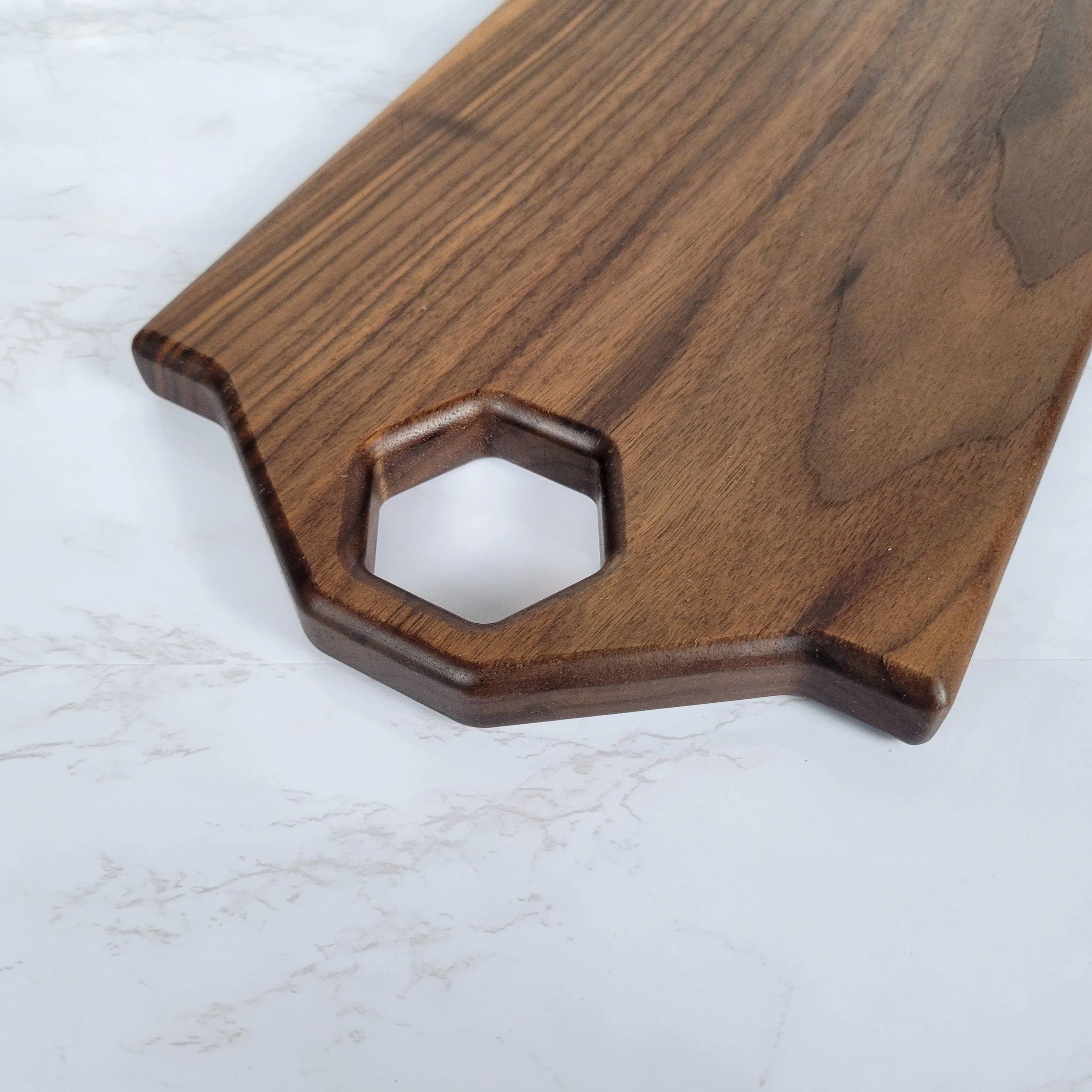 Honeycomb Charcuterie Board Handle Acrylic Router Template - Image 7