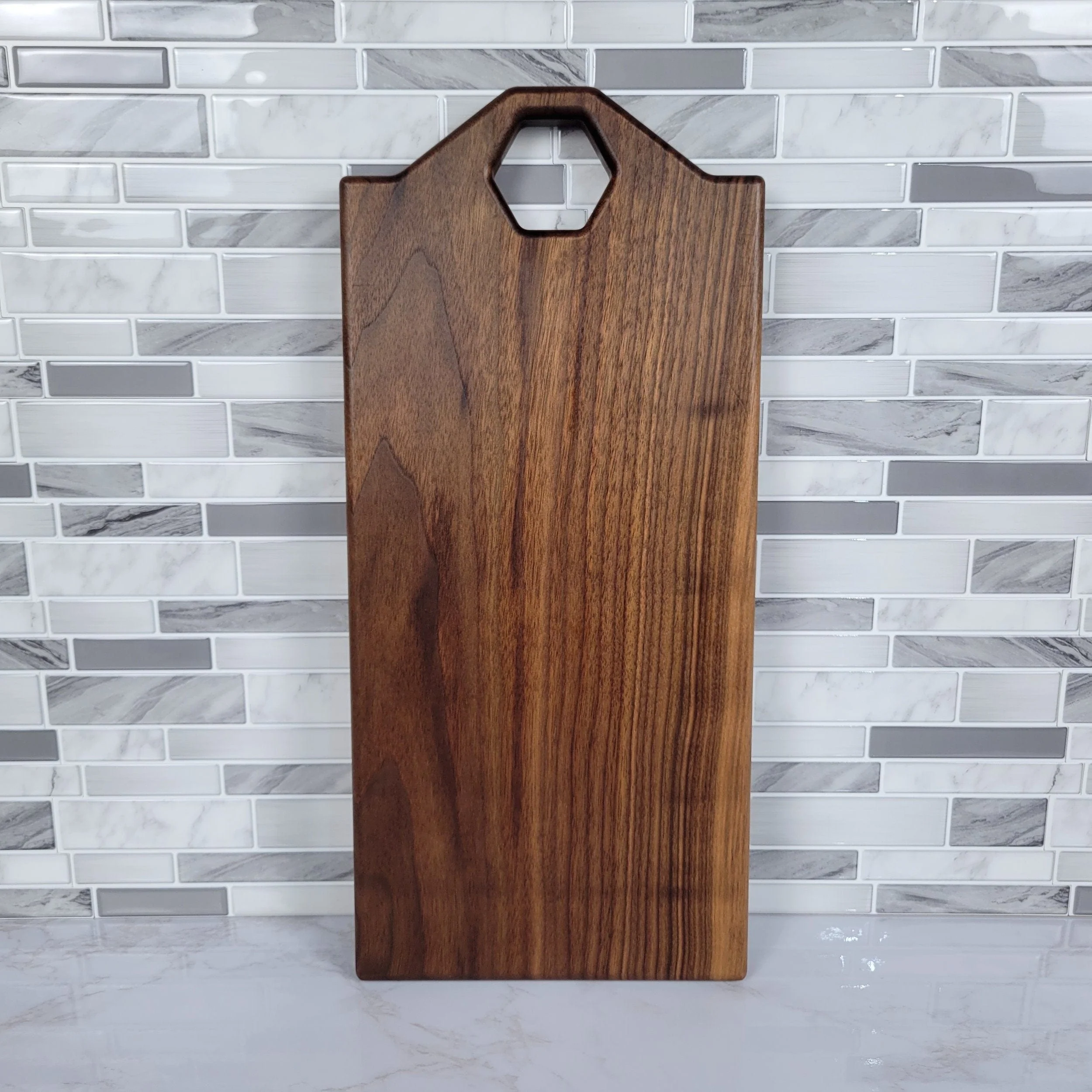 Honeycomb Charcuterie Board Handle Acrylic Router Template - Image 8