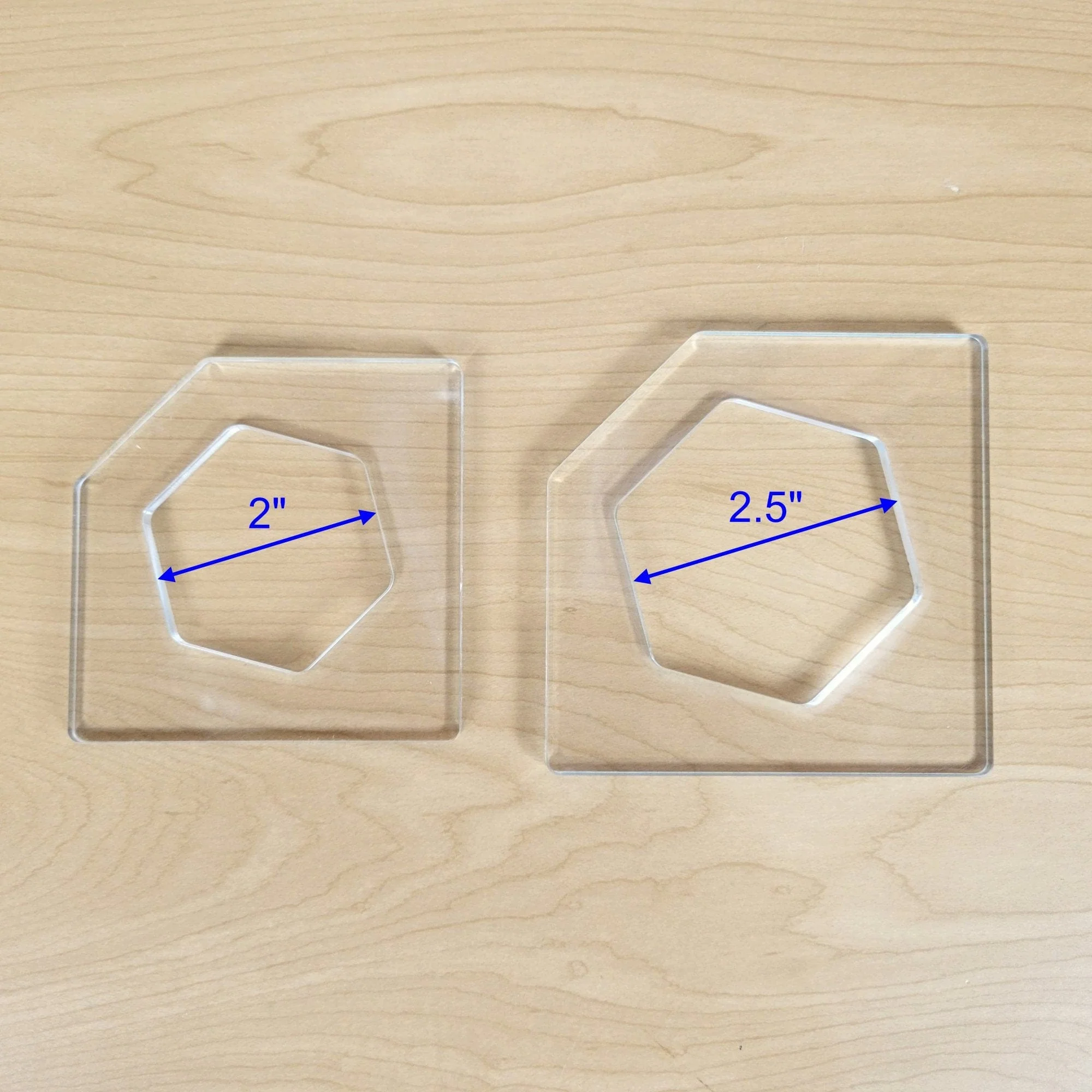 Honeycomb Cutting Board Corner Handle Acrylic Router Template - Image 5