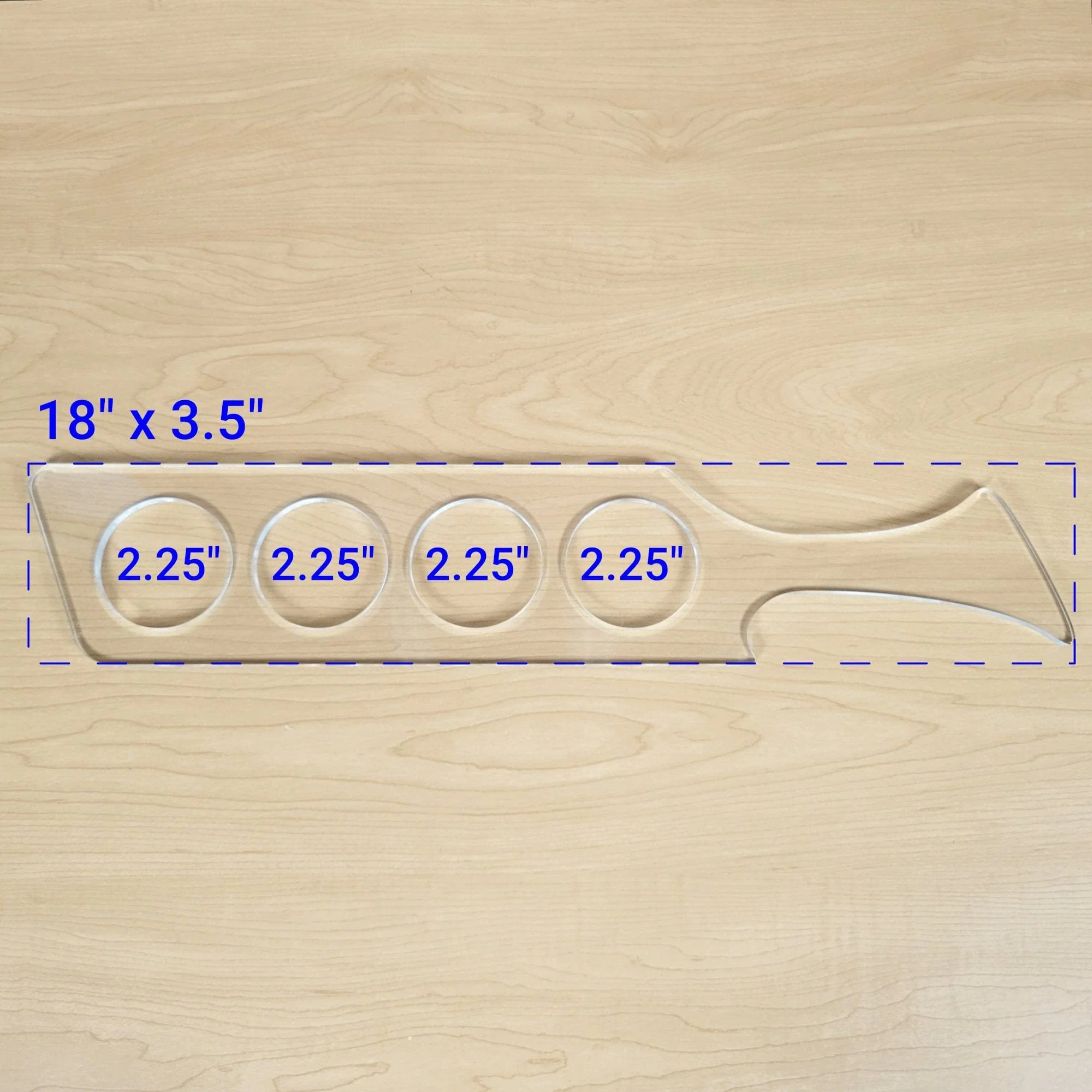 Modern Beer Flight Acrylic Router Template - Image 8