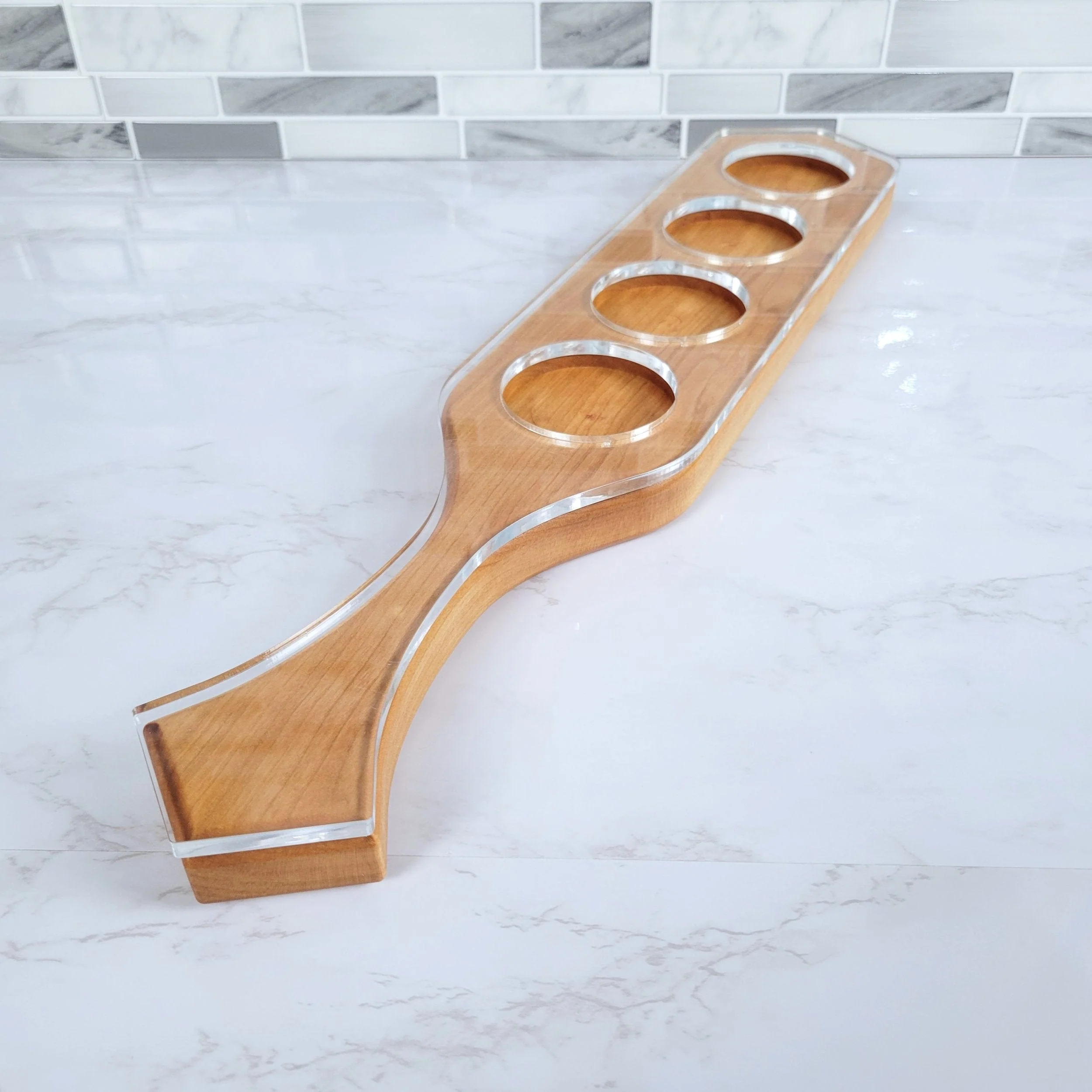 Necktie Beer Flight Acrylic Router Template
