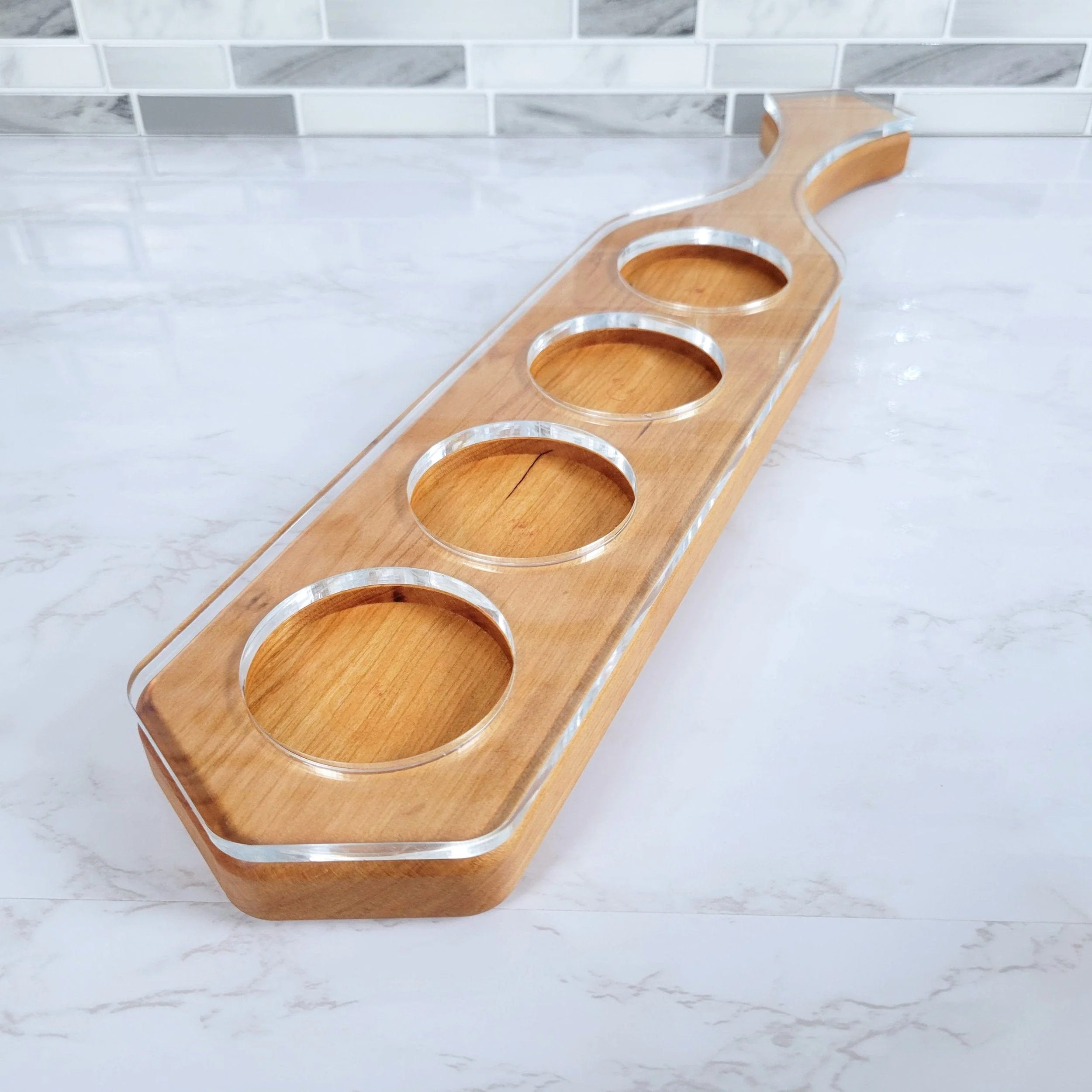 Necktie Beer Flight Acrylic Router Template - Image 3