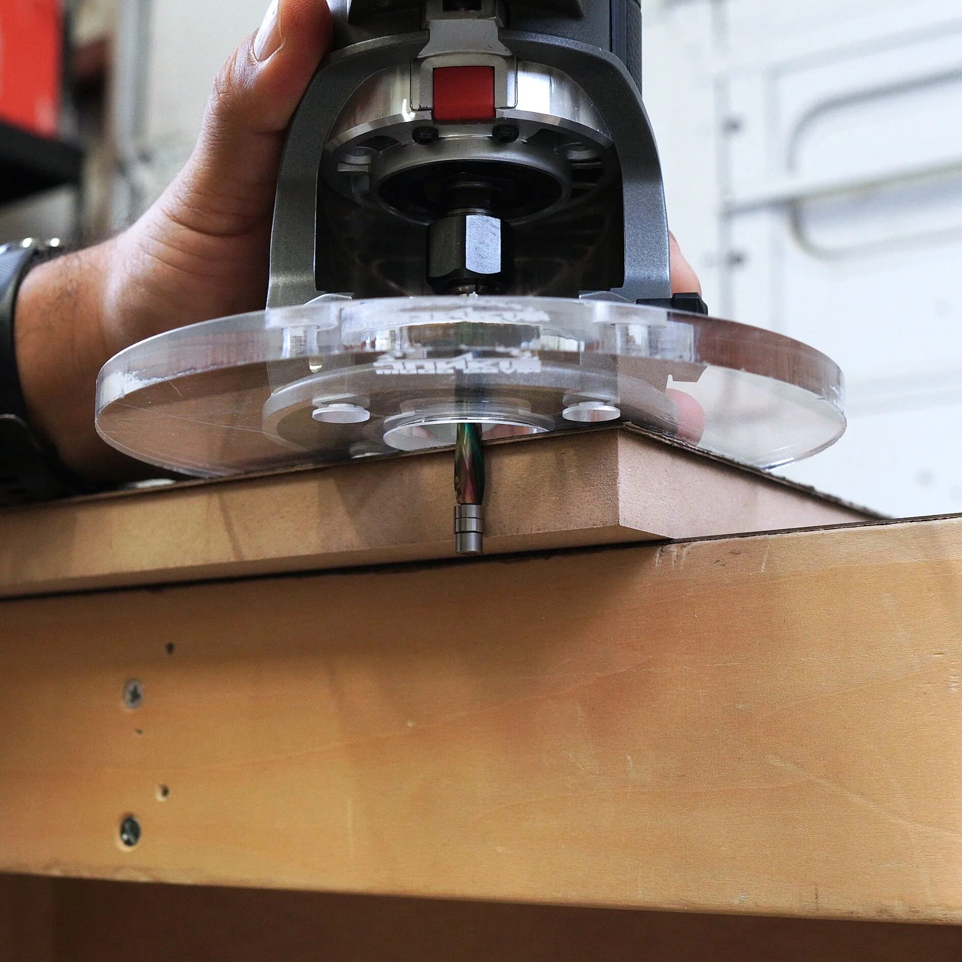 TrimFit Pro® 6 inch ROUND Blank Router Base Plate - Image 3