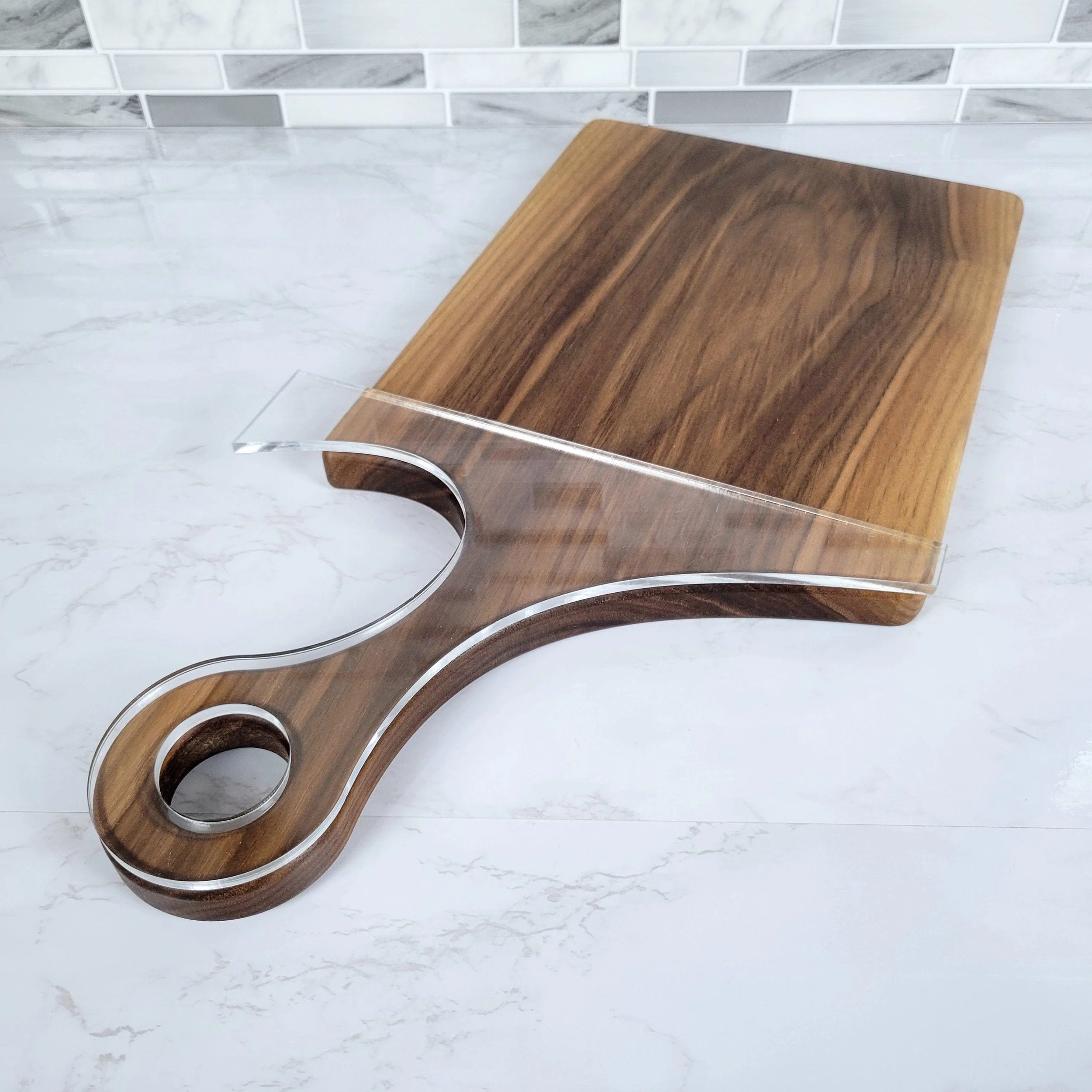 Roundabout Charcuterie Board Handle Acrylic Router Template