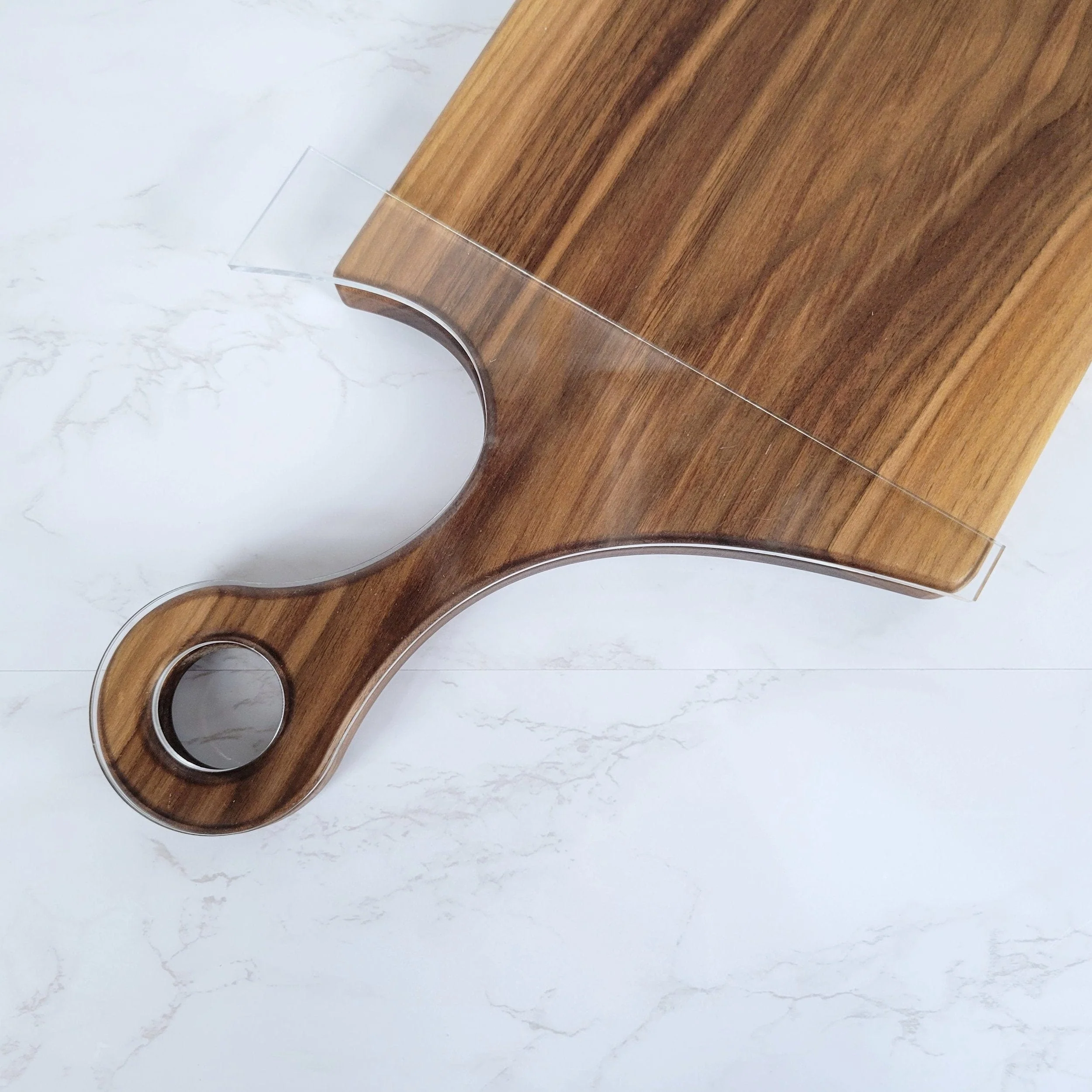 Roundabout Charcuterie Board Handle Acrylic Router Template - Image 3