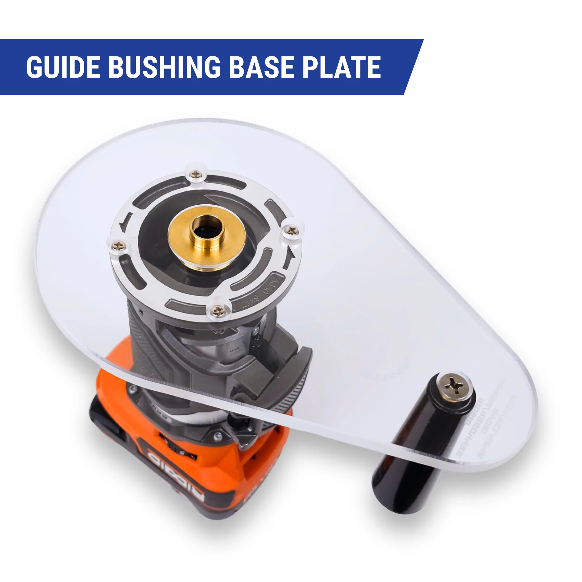 TrimFit Pro® SINGLE GRIP Router Base Plate for Ridgid and Ryobi - Image 7