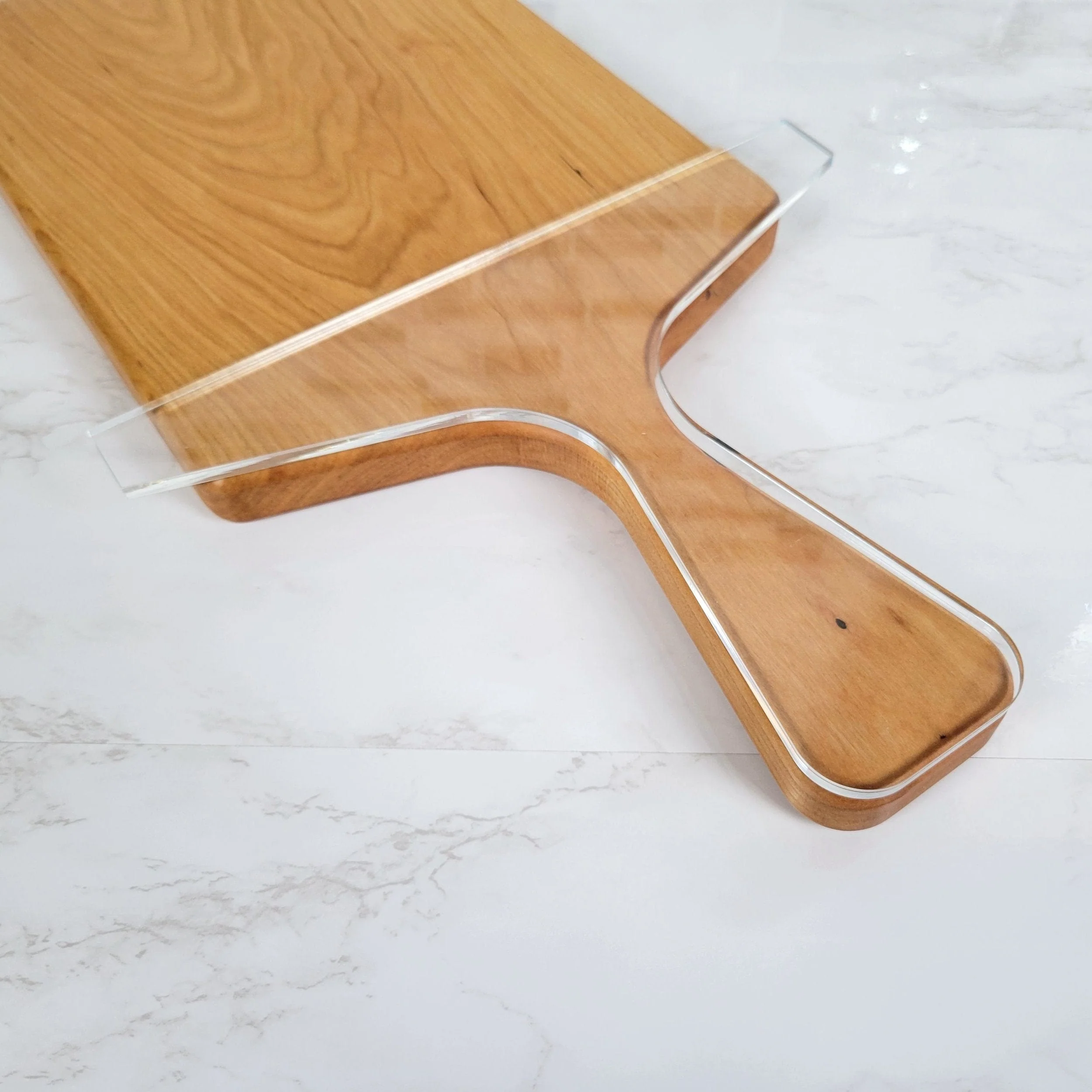 Skinny Necktie Charcuterie Board Handle Acrylic Router Template - Image 3