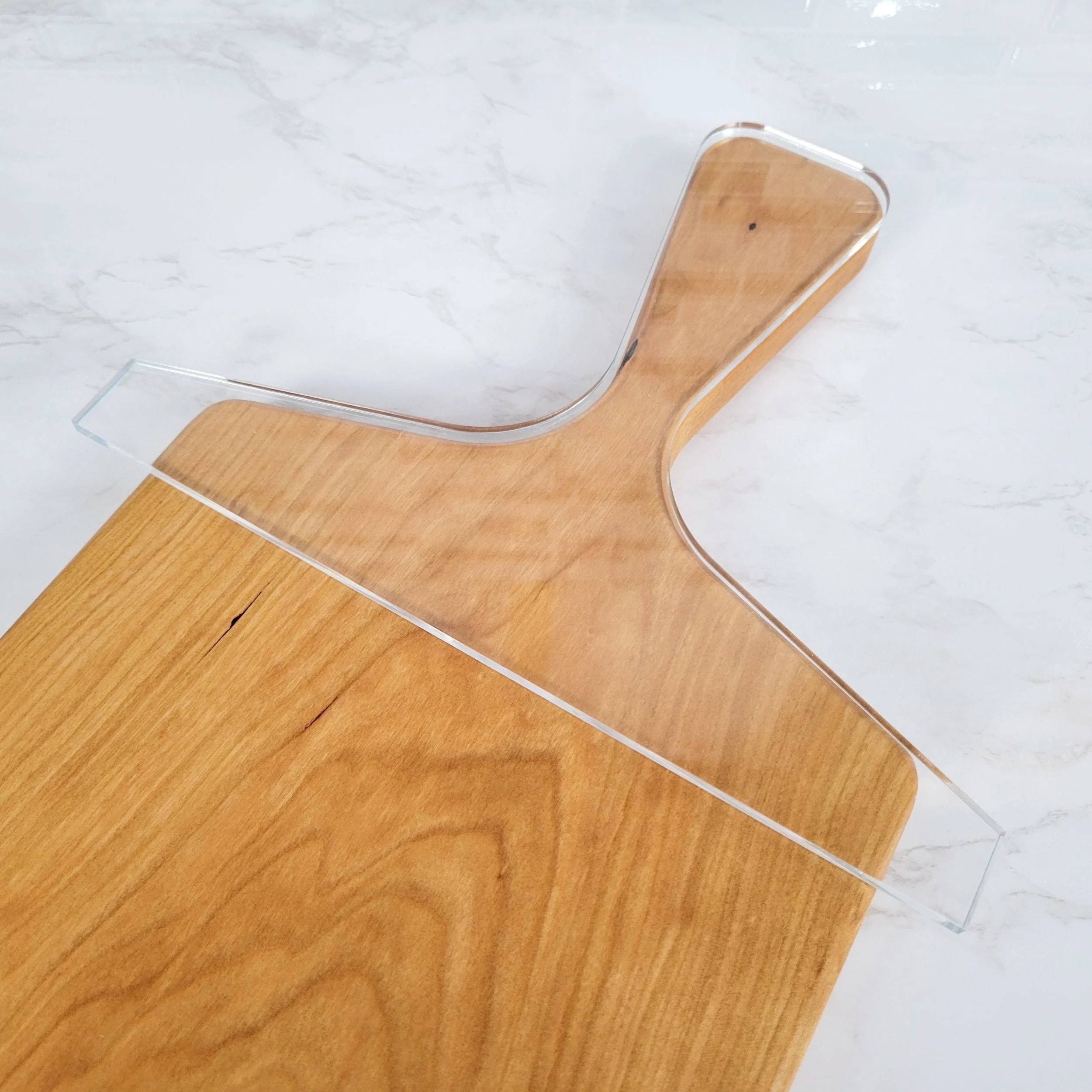 Skinny Necktie Charcuterie Board Handle Acrylic Router Template - Image 4