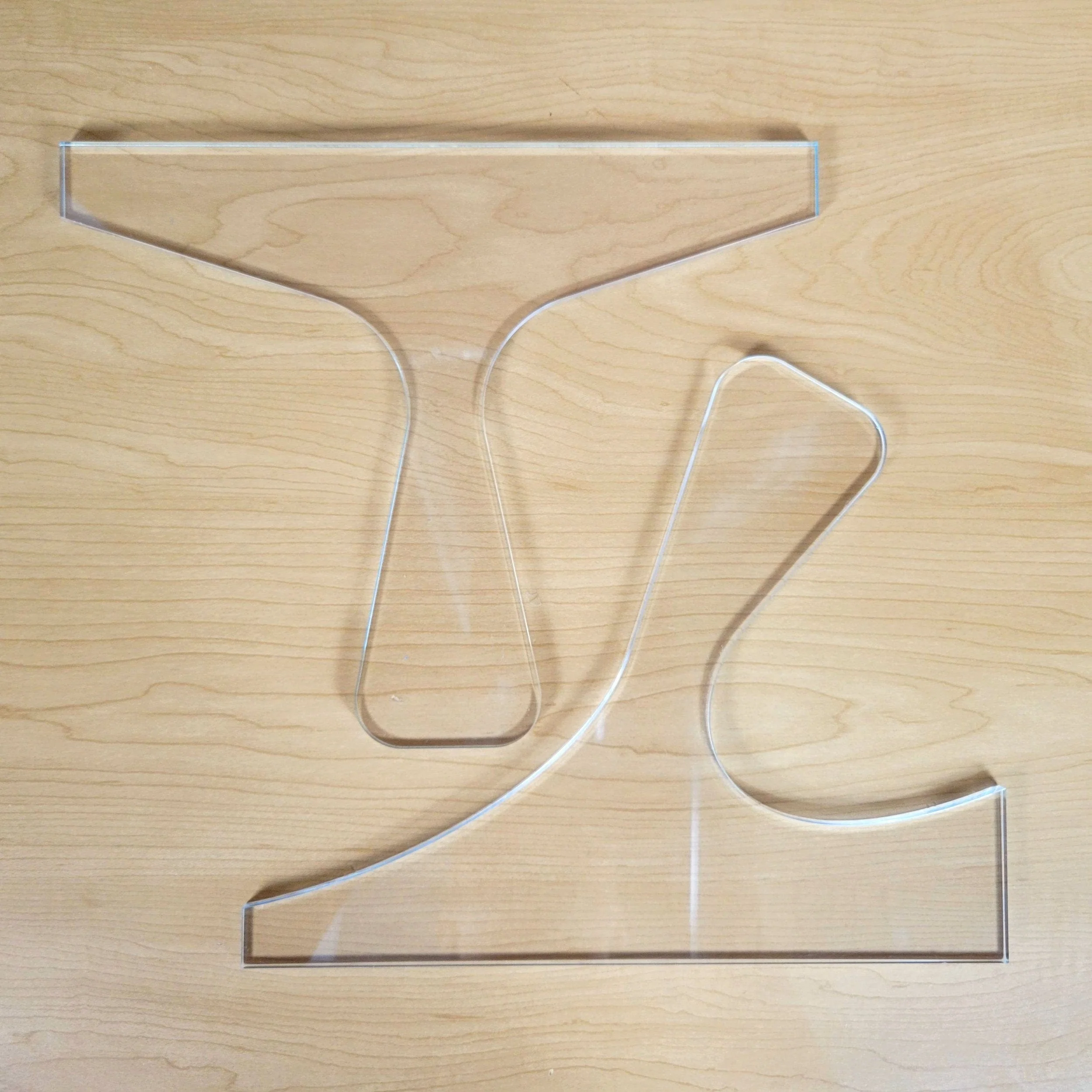 Skinny Necktie Charcuterie Board Handle Acrylic Router Template - Image 6