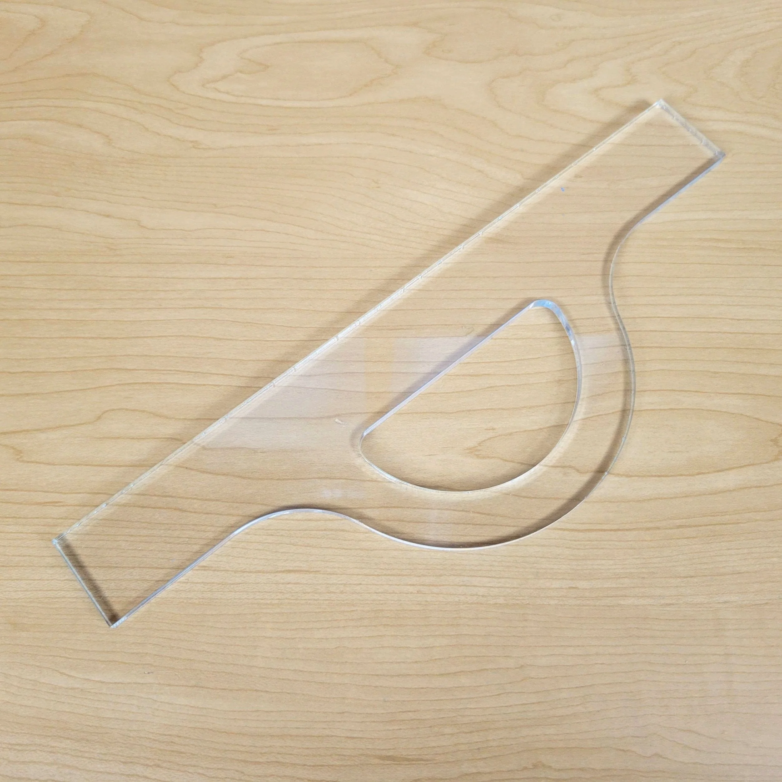 Sunrise Charcuterie Board Handle Acrylic Router Template - Image 5