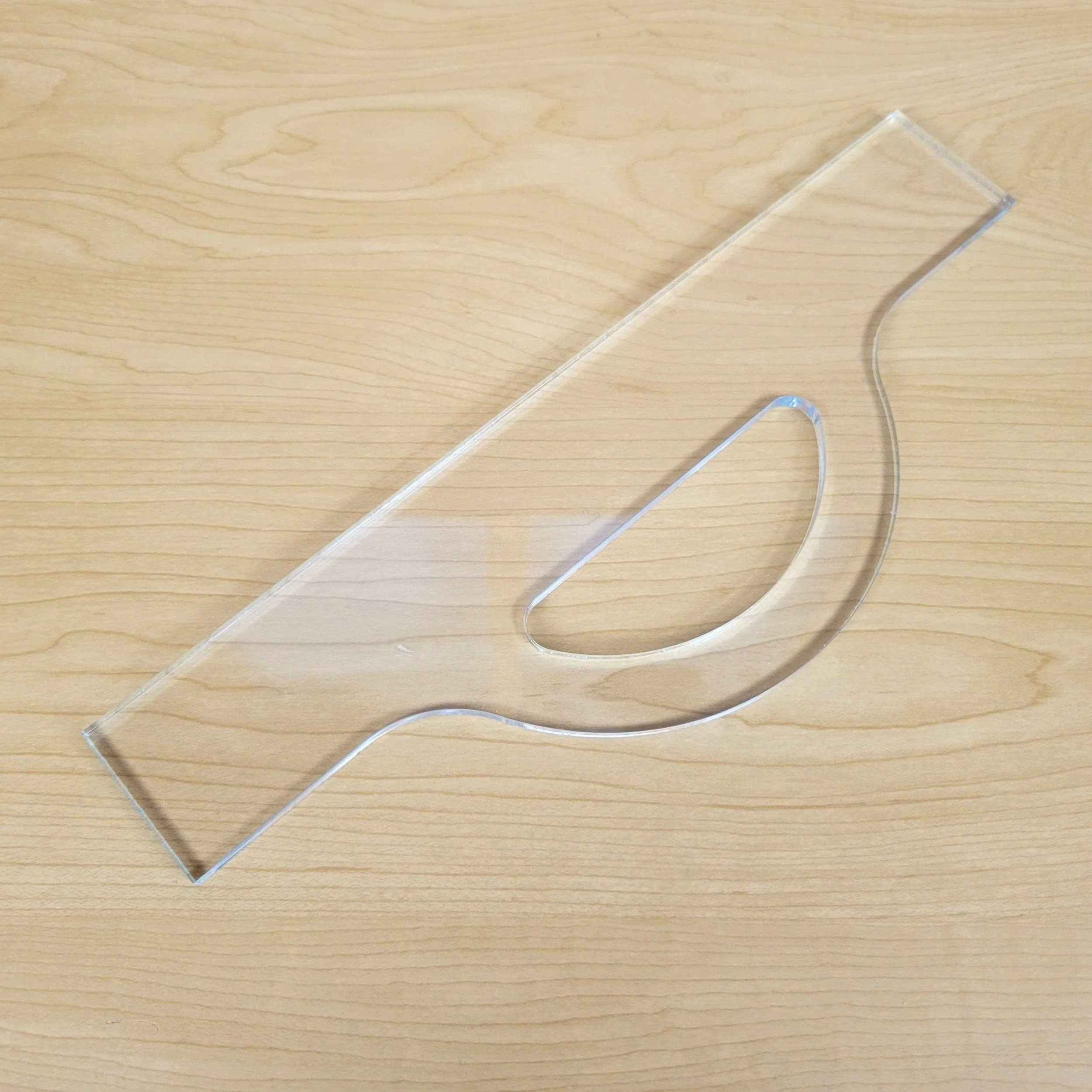 Sunrise Charcuterie Board Handle Acrylic Router Template - Image 6
