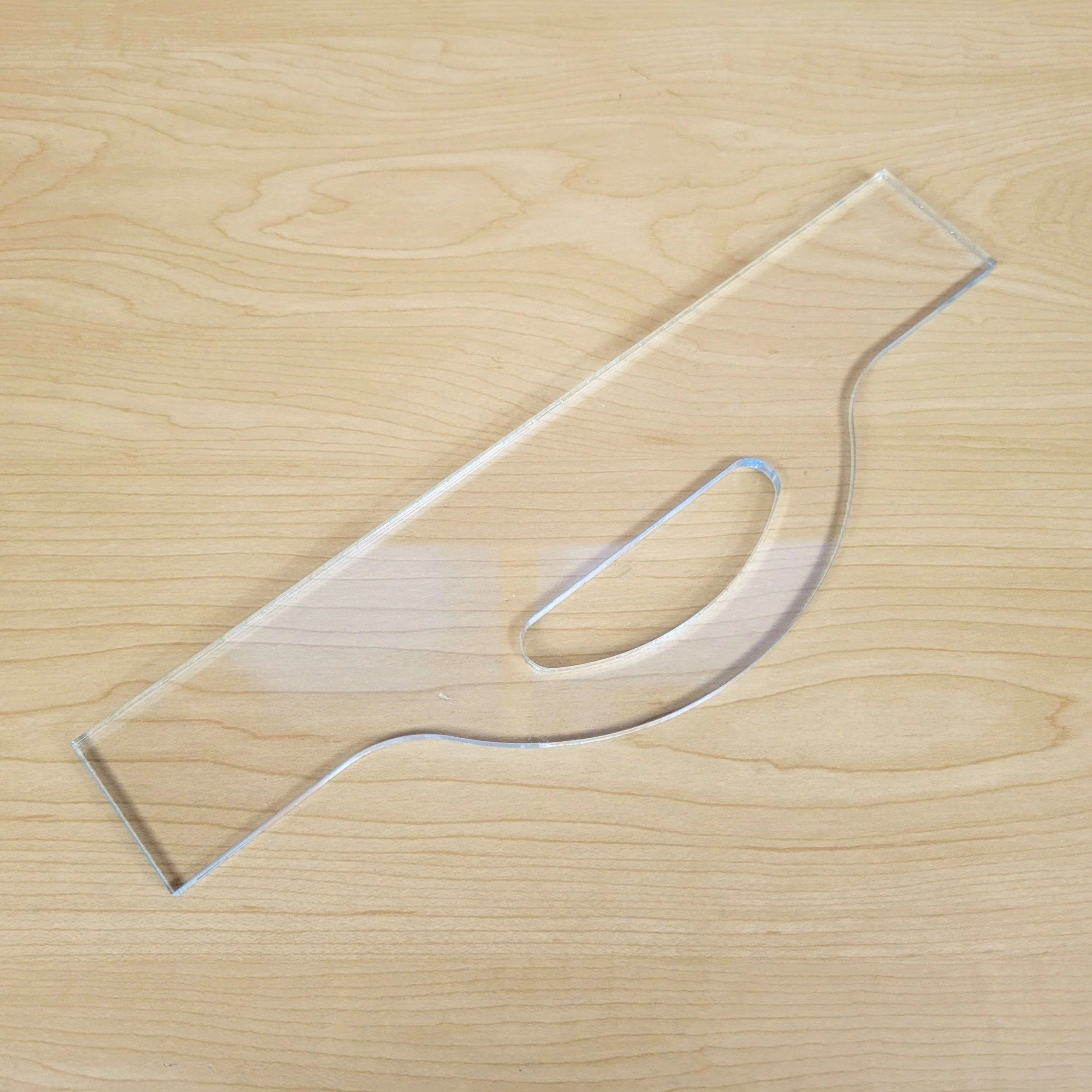 Sunrise Charcuterie Board Handle Acrylic Router Template - Image 7
