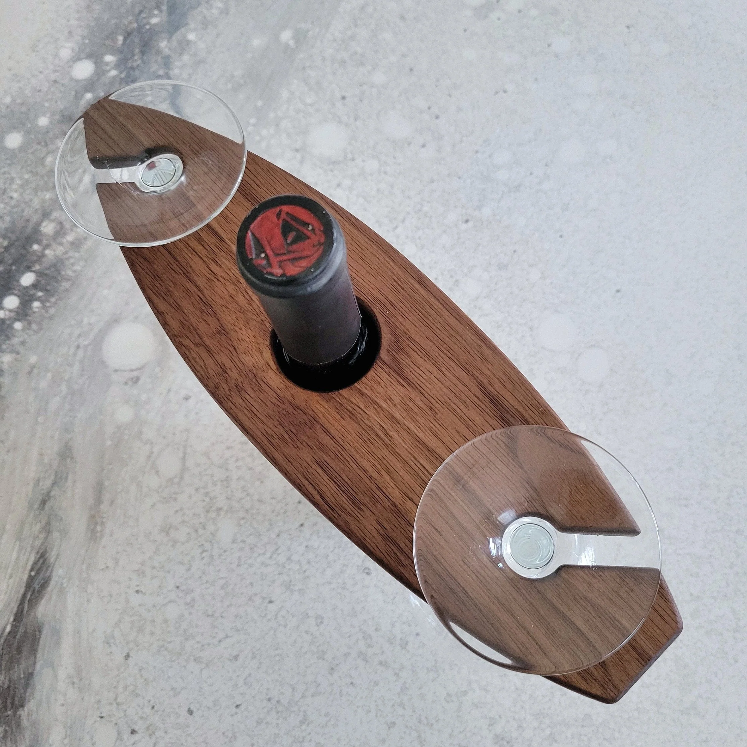 Surfboard Wine Caddy Acrylic Router Template - Image 8