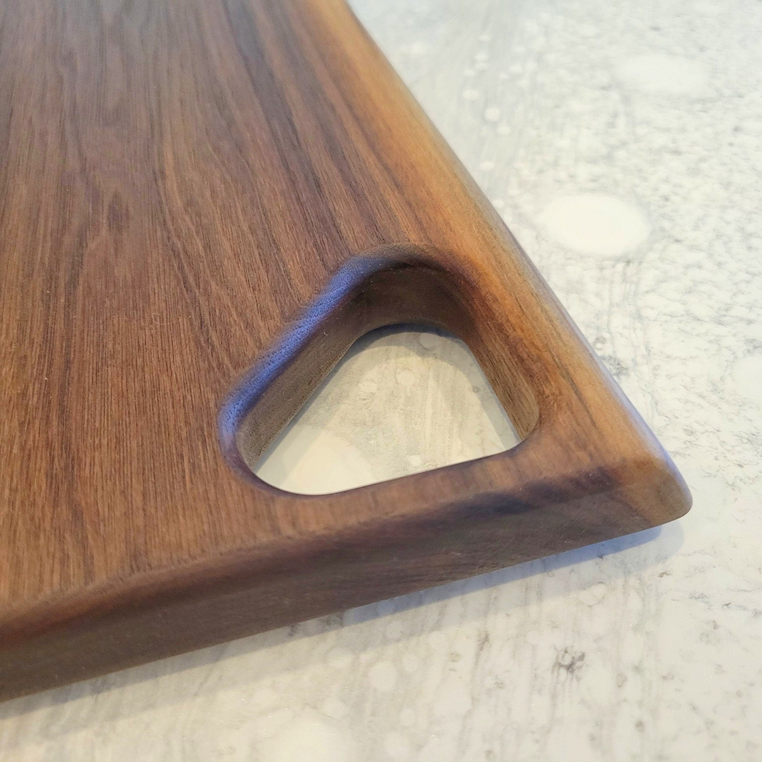 Triangle Cutting Board Corner Handle Acrylic Router Template - Image 4