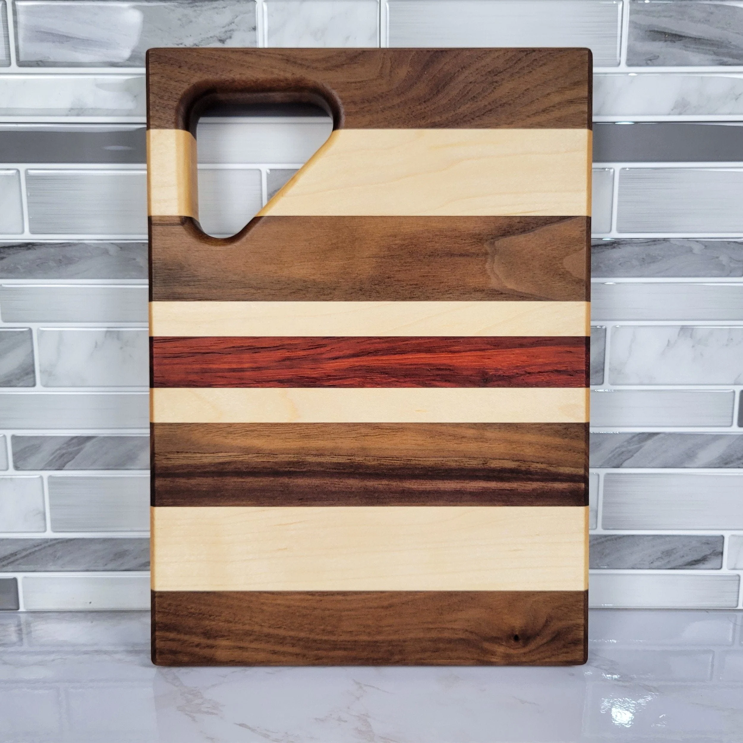 Triangle Cutting Board Corner Handle Acrylic Router Template - Image 8