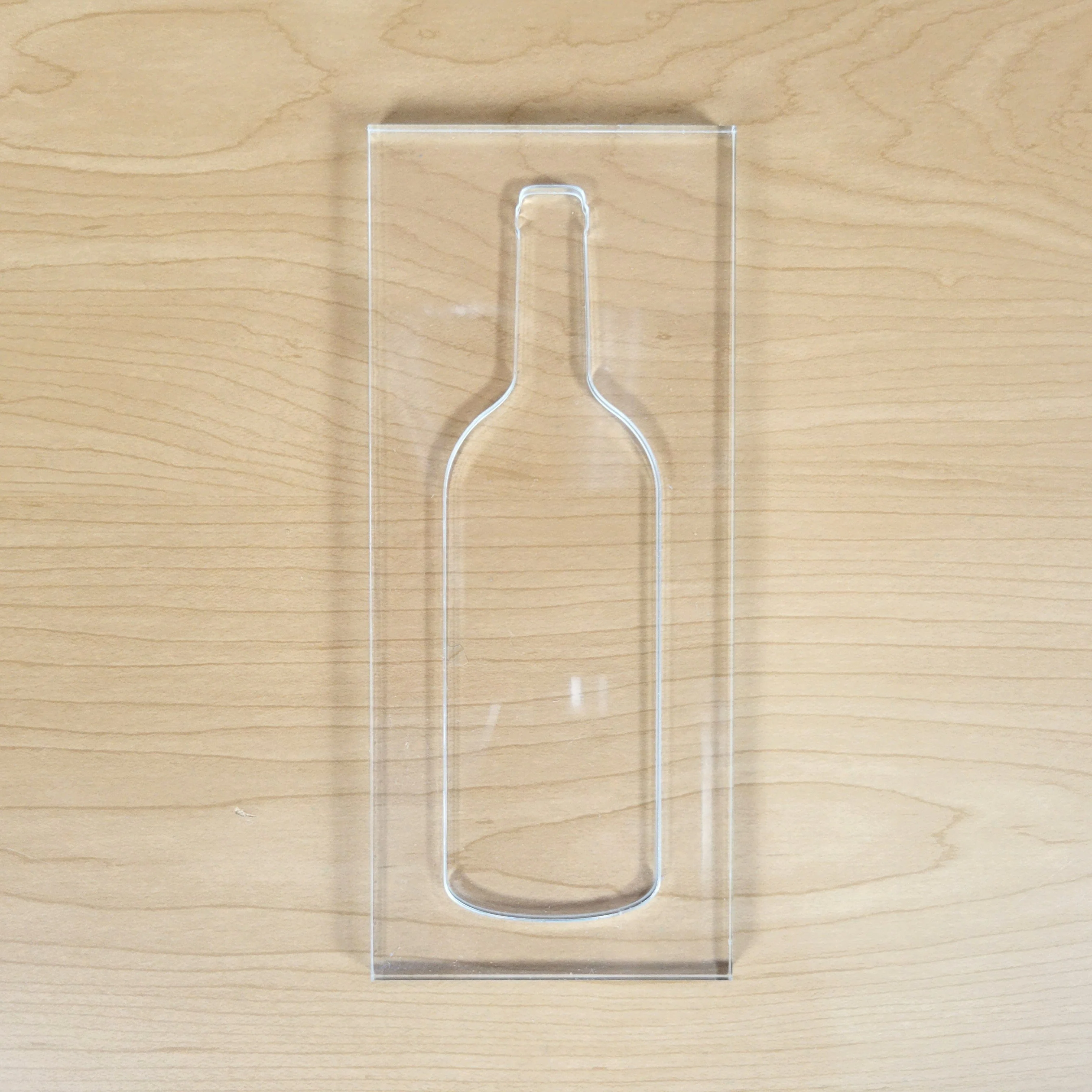 Wine Bottle Epoxy/Resin Inlay Acrylic Router Template