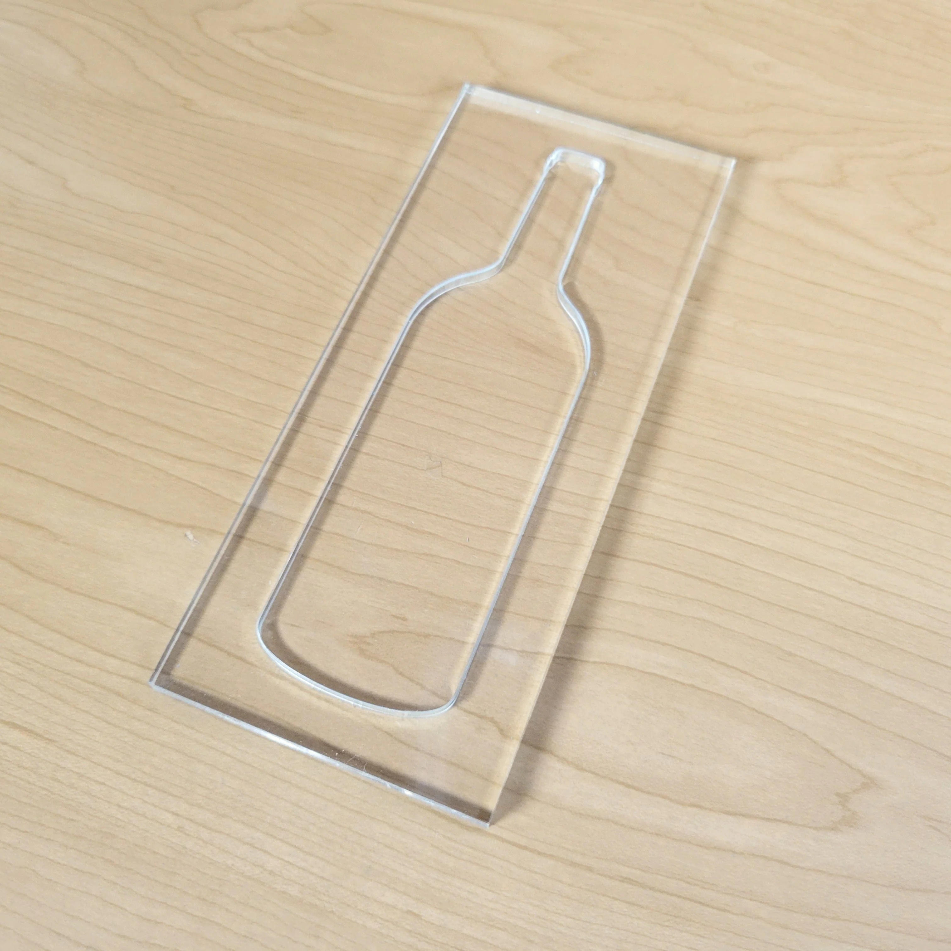 Wine Bottle Epoxy/Resin Inlay Acrylic Router Template - Image 4