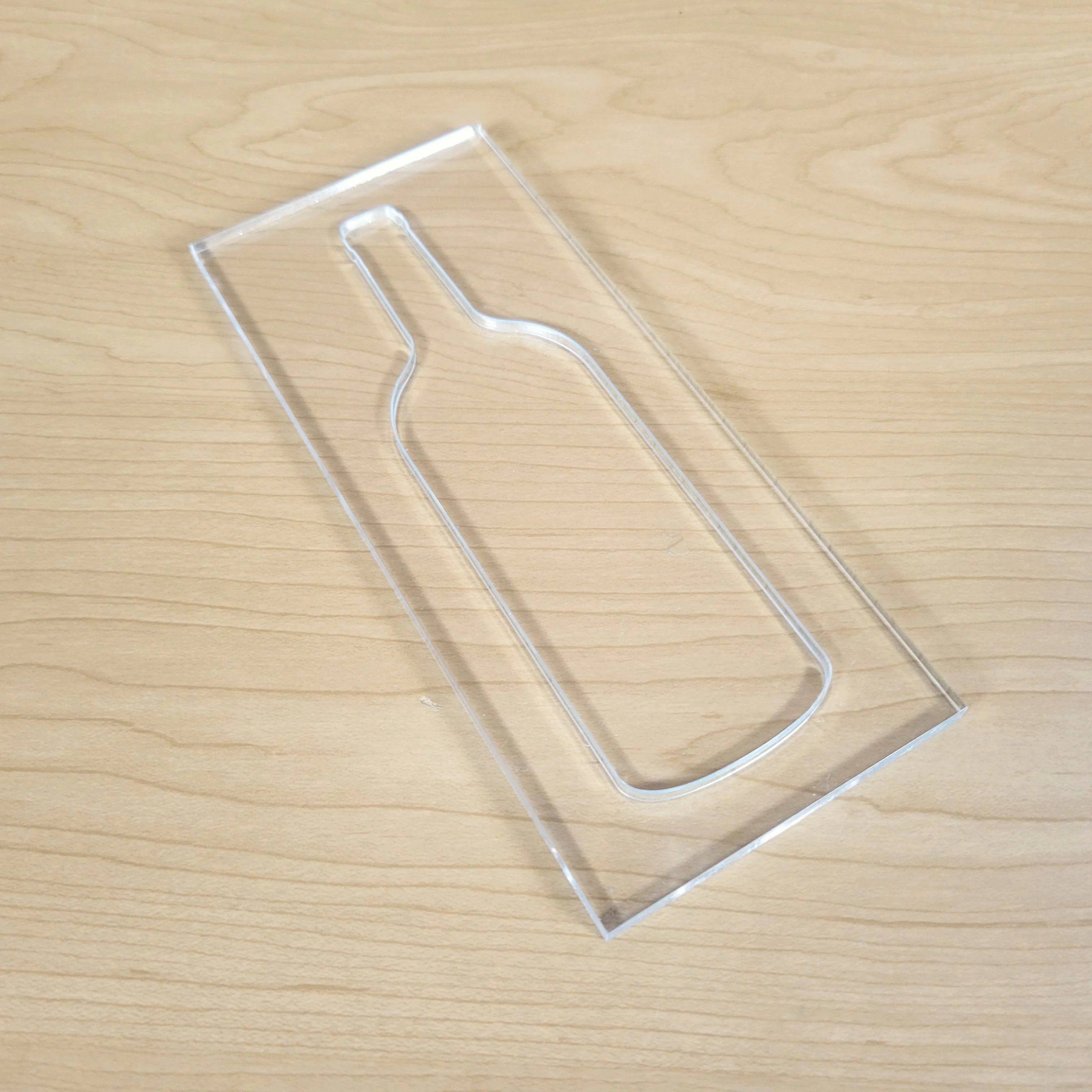 Wine Bottle Epoxy/Resin Inlay Acrylic Router Template - Image 5